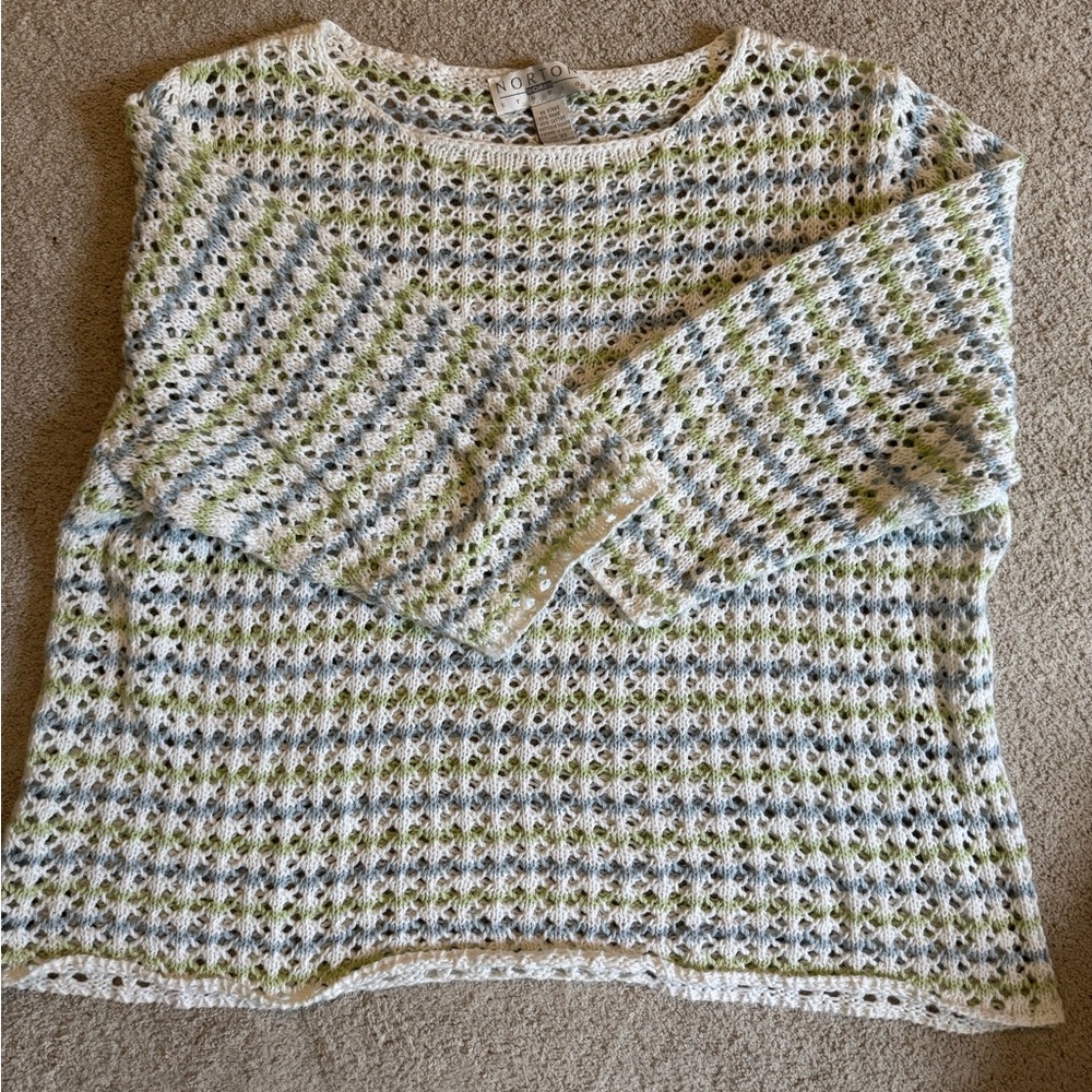 Vintage Open Weave Women's Sweater